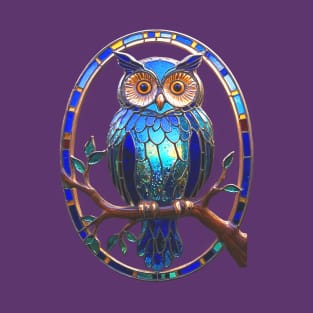 Stained Glass Owl T-Shirt