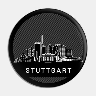 Stuttgart Germany Skyline Pin