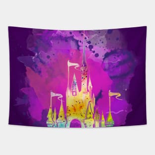 Watercolor Princess Greatest Place On Earth Tapestry