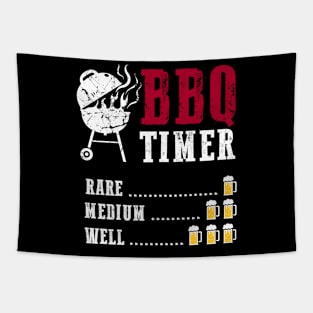 BBQ Timer Barbeque Beer Tapestry