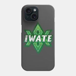 Iwate Prefecture Japanese Symbol Distressed Phone Case