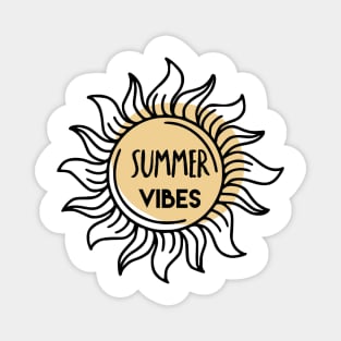 Summer vibes sun Magnet