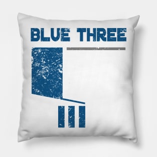 Blue 3 Pillow