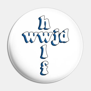 wwjd x hwlf (blueberry edition) Pin