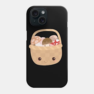 Basket of mushrooms Phone Case