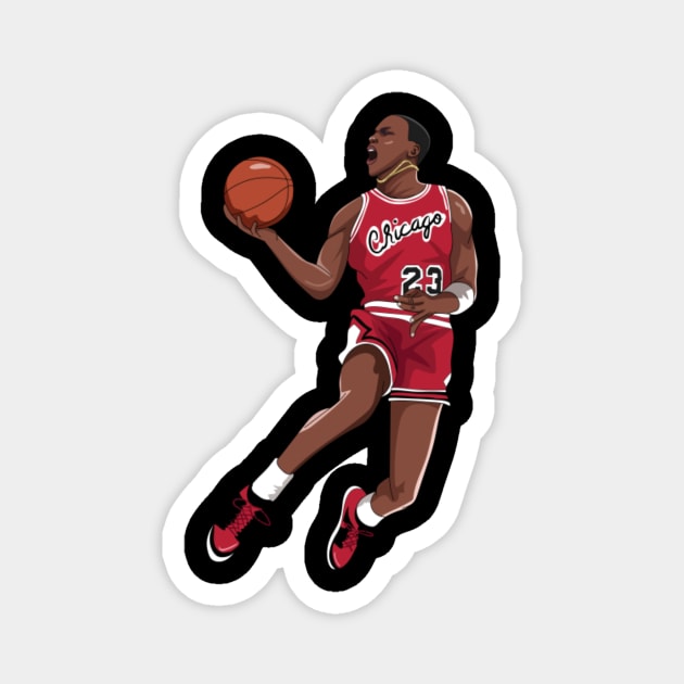 Michael Jordan Magnet by IveyEricssonArt