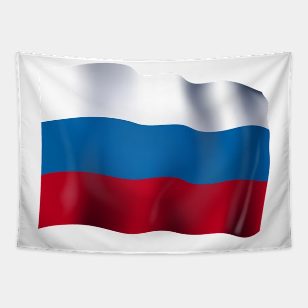 Russia flag Tapestry by SerenityByAlex