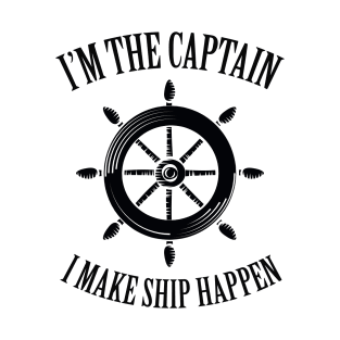 Captain Funny Boat Lover Dad Gift T-Shirt