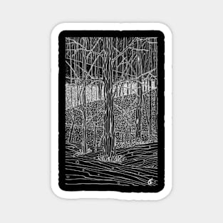 Buck Mountain Trees 1 Magnet