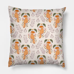 Royal Flycatcher Bird Pillow