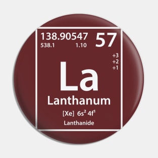 Lanthanum Element Pin