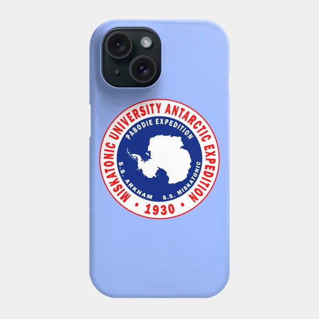 Miskatonic University Antarctic Expedition Phone Case by Lyvershop