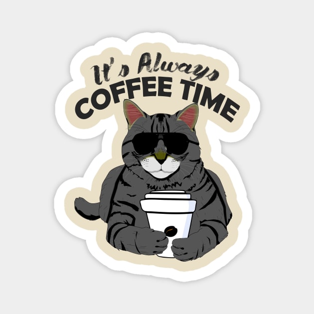 Coffee Time! Magnet by CheekyGirlFriday