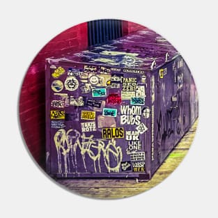 Stickers Art Graffiti Tags Manhattan NYC Pin