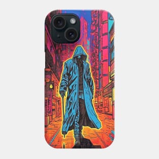 Cyberpunk Style Tarot - The Neon Nomad Phone Case