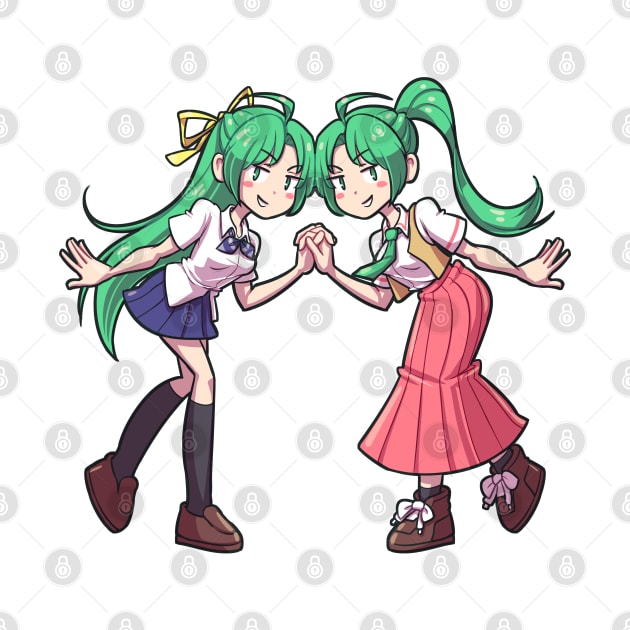 Sonozaki Twins by vreemdear