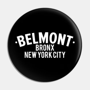 New York Bronx - New York Bronx Schriftzug - Bronx Logo - Bronx Belmont Pin