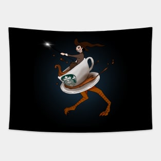 Coffee Witch Tapestry