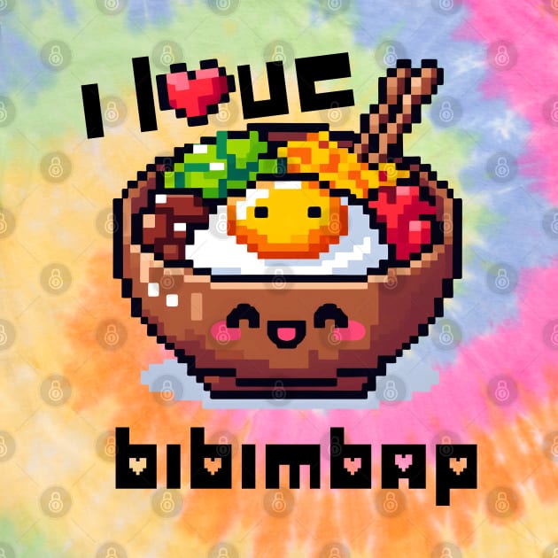 I Love Bibimbap by Kawaii-PixelArt