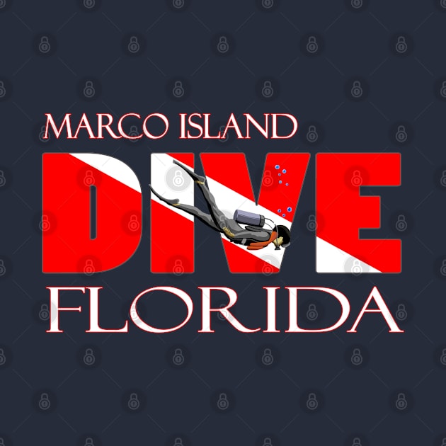 DIVE Marco Island Florida SCUBA Diving Snorkeling by macdonaldcreativestudios