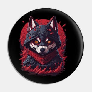 evil ninja dog Pin