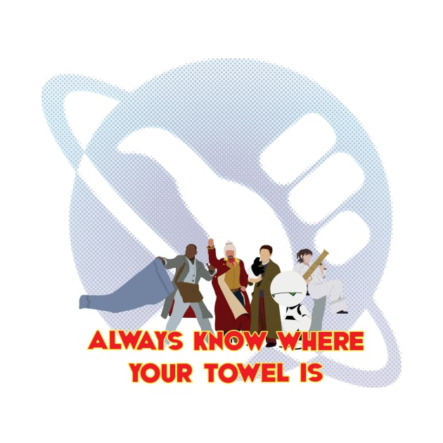 Know where your towel is by JSKerberDesigns