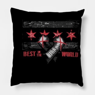 CM Punk Chicago Flag Pillow