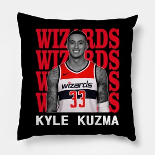 Washington Wizards Kyle Kuzma 33 Pillow