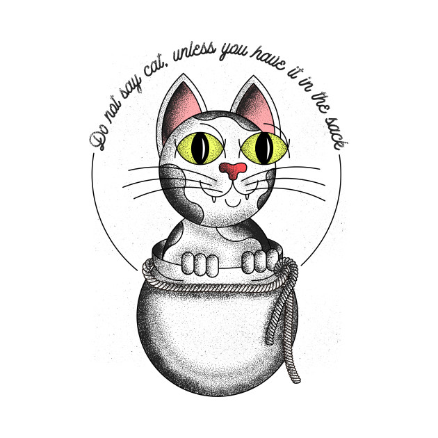 Don T Say Cat Unless You Have It In The Sack Black Cat Phone