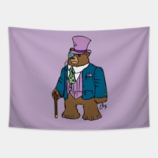 Dapper Bear Tapestry