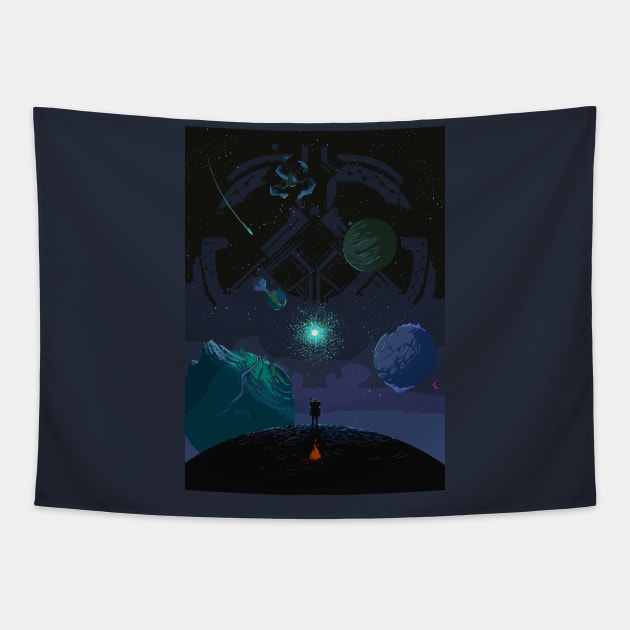 Outer wilds Tapestry by store of art