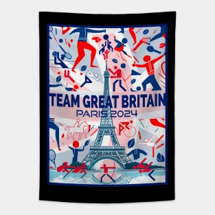 Team Great Britain - Paris 2024 Tapestry