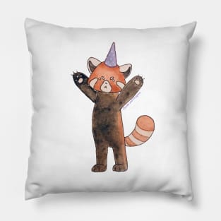 Wizard Red Panda Pillow