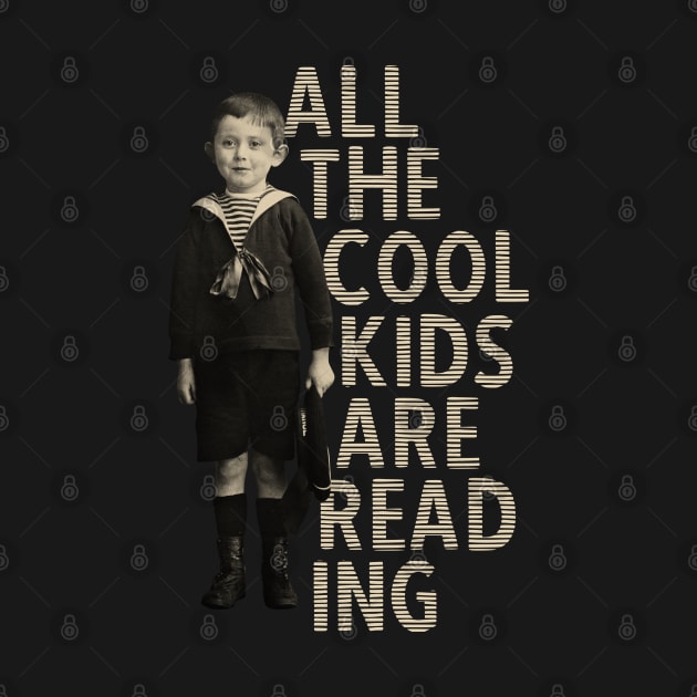 All The Cool Kids Are Reading Retro Style by Zen Cosmos Official