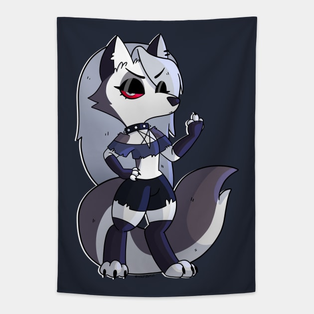 Chibi Loona - Helluva boss Tapestry by Roa