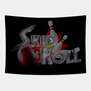 Skid Roll Bowling Shirt Tapestry