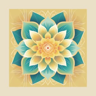 Lotus Mandala Design T-Shirt