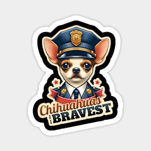 Chihuahua Policeman Magnet