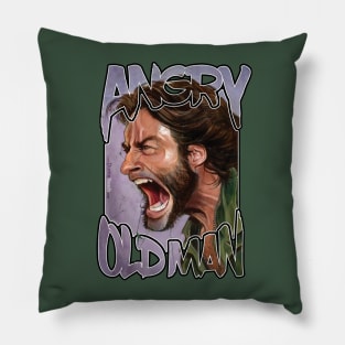 Angry Old Man Logan Pillow