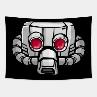 retro robot face Tapestry
