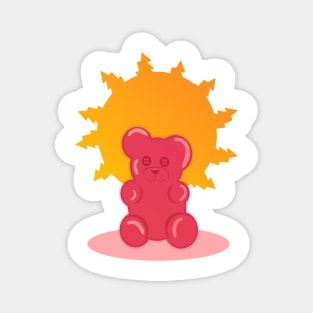 pink gummy bear Magnet