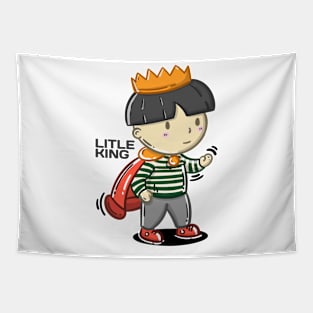 the cute little king Tapestry