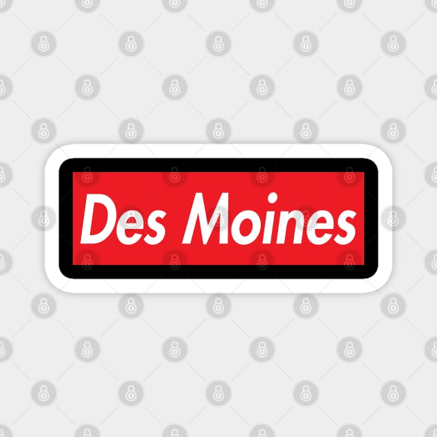 DES MOINES SUPER USA LOGO Magnet by elsa-HD