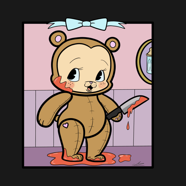 Killer Teddy Bear by Ms.Tiny