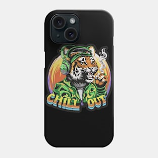 Jungle Rhythms: Stylish Hip-Hop Tiger Phone Case