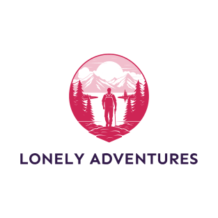 Lonely Adventures, Solo Traveling, Solo Adventure T-Shirt