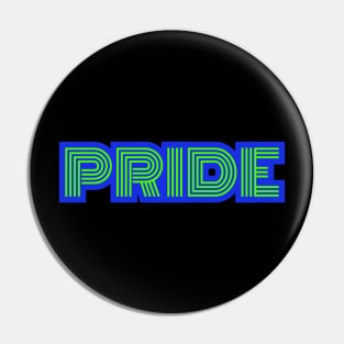 PRIDE (Neon retro style) Pin