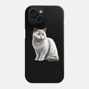 British Shorthair Cat, Love British Shorthair Cats Phone Case