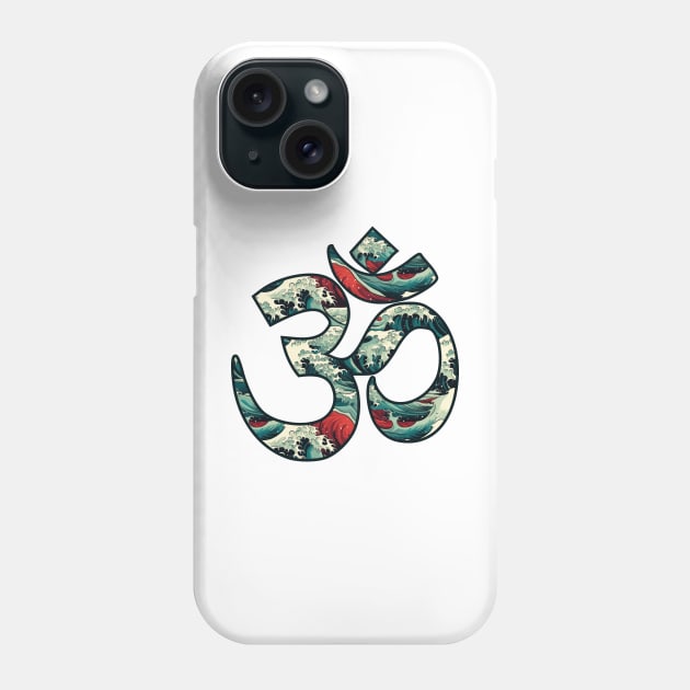 Cosmic Resonance: The Mystical Power of Om Kanagawa Phone Case by star trek fanart and more