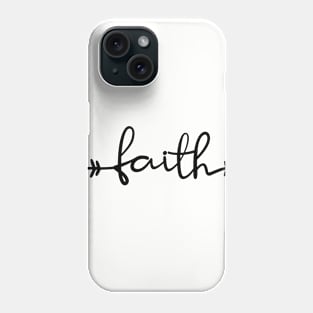 Faith Arrow, Christian Design Phone Case